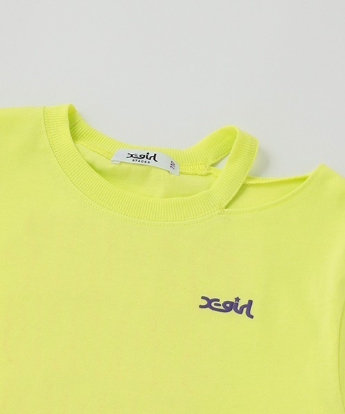 「X-girl Stages」 「KIDS」半袖Tシャツ 120cm ホワイト キッズ_画像9