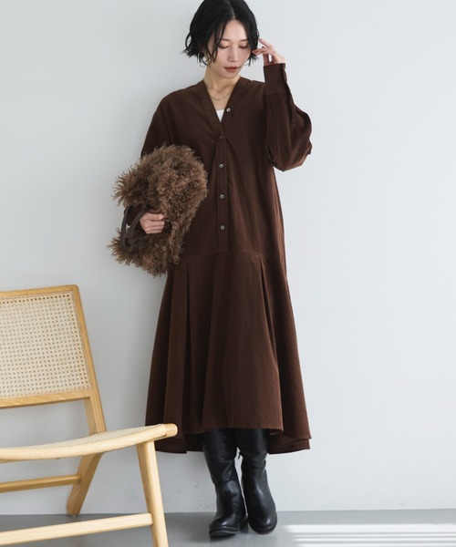 DOUX ARCHIVES（ドゥアルシーヴ） ワンピース コーデュロイカラーレス