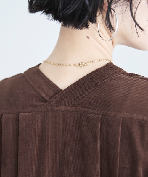 DOUX ARCHIVES（ドゥアルシーヴ） ワンピース コーデュロイカラーレス