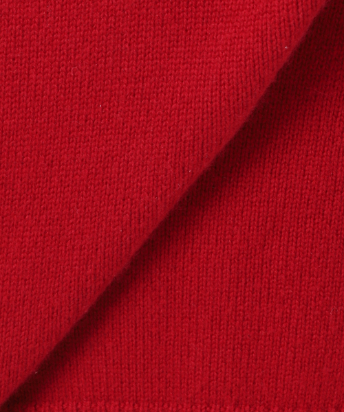 美品✨ドゥズィエムクラス カシミヤ100% 赤 Ｖネック レッド 冬服 ニット INDIVI（インディヴィ） ニット セーター 「洗える／カシミヤ混
