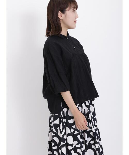 「sm2rhythm」 半袖シャツ F ターコイズブルー レディース_画像3