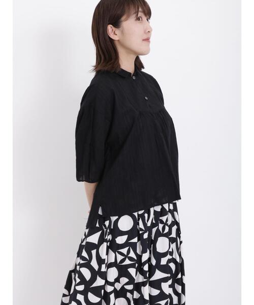 「sm2rhythm」 半袖シャツ F ターコイズブルー レディース_画像5