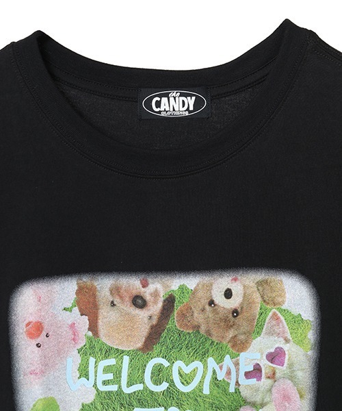 「Candy Stripper」 半袖Tシャツ FREE ブラック レディース_画像4