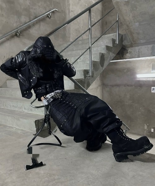 UNIZ ジーンズ 「UNIZ」8 Backs J-Cut Pants / 「ユニズ」ダーティー