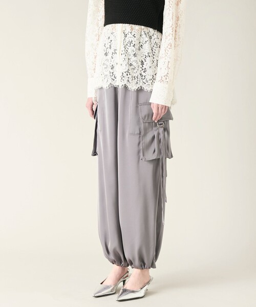 「GRACE CONTINENTAL」 カーゴパンツ 38 ベージュ レディース_画像6