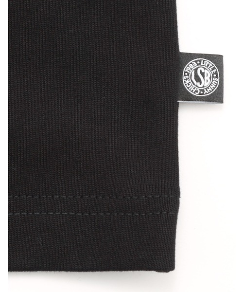 「Little sunny bite」 半袖Tシャツ MEDIUM ブラック レディース_画像7