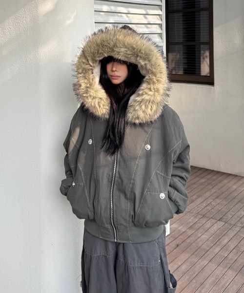 LADY LIKE（レディライク） ブルゾン アウター 新色追加 2WAYステッチ