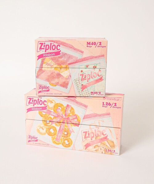 BEAMS COUTURE（ビームスクチュール） ポーチ Ziploc(R) Ribbon / L