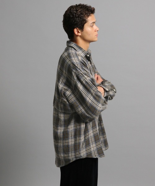 George's シャツ BIGネルチェックシャツ メンズ レディース : ZOZOTOWN