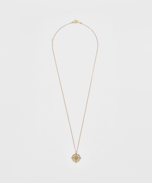 agete（アガット） ネックレス K18ダイヤモンドネックレス（0.08ct