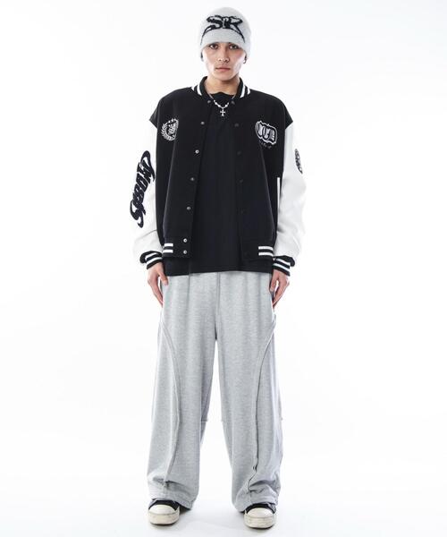 SHORT ROUND スタジャン SHORT ROUND/「25年秋冬新作」メルトン