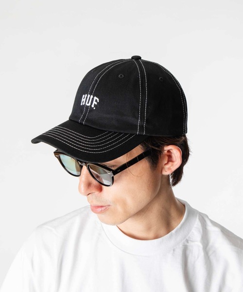 HUF（ハフ） キャップ 帽子 HUF ARCH LOGO 6 PANEL CV HAT アーチ ロゴ