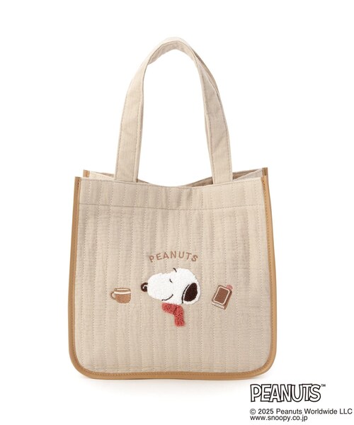 one'sterrace（ワンズテラス） SNOOPY トートバッグ サガラパイピング