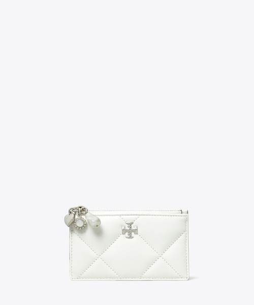 新品未使用 トリーバーチ キルティング ケース カードケース TORY BURCH（トリーバーチ） カードケース ONE SIZE アイボリー