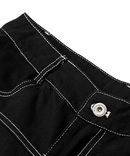 カーゴパンツ HOOK -select- デニムカーゴバルーンパンツ メンズ