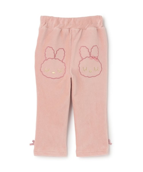KP パンツ mimiちゃん刺しゅう ニットコール パンツ キッズ 子供服