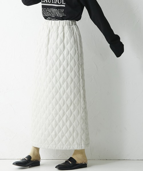 「CHIC STYLE」 スカート 5L アイボリー レディース_画像6