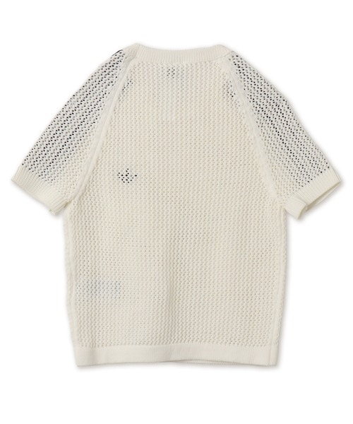 adidas（アディダス） tシャツ adidas KNITTED CROCHET CALI TEE