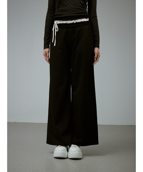 ANDWANG セットアップ Glam Frill Bijou Set Up レディース : ZOZOTOWN