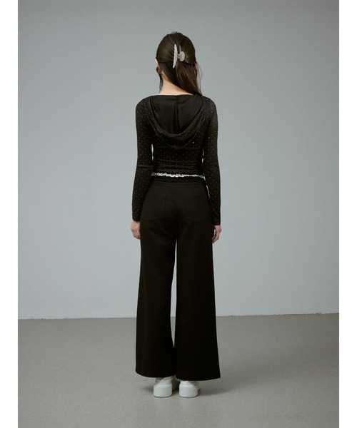 ANDWANG セットアップ Glam Frill Bijou Set Up レディース : ZOZOTOWN