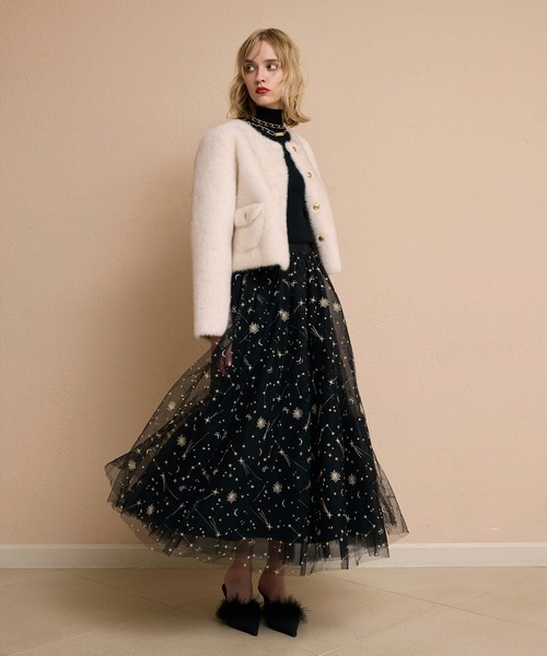 EIMY ISTOIRE（エイミーイストワール） スカート スターエンブロイ