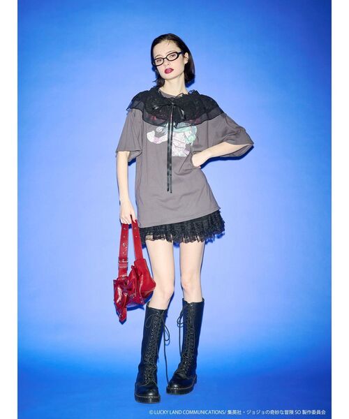 jouetie（ジュエティ） tシャツ 「アニメ「ジョジョの奇妙な冒険