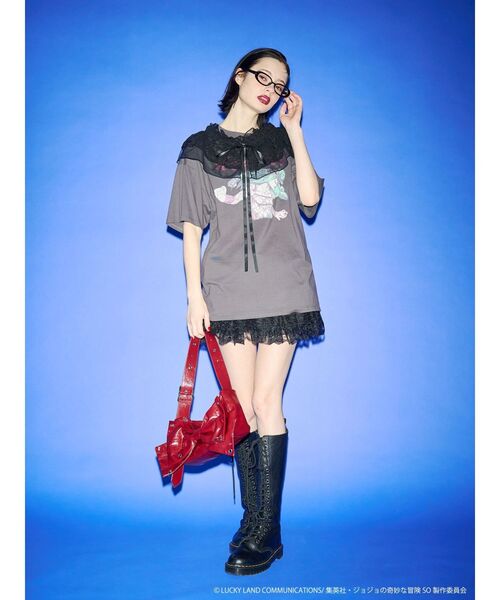 jouetie（ジュエティ） tシャツ 「アニメ「ジョジョの奇妙な冒険