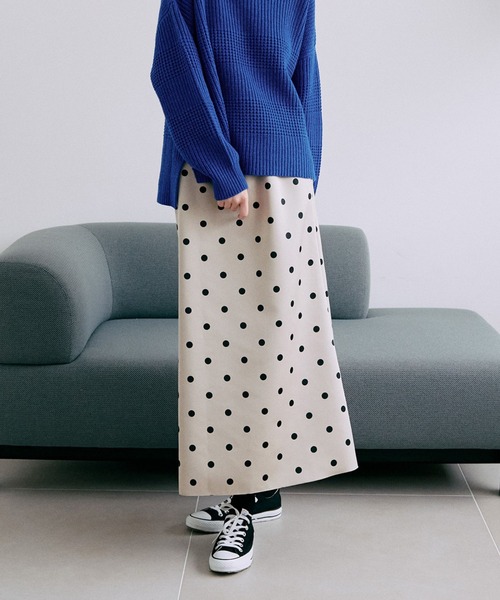LA MARINE FRANCAISE（マリンフランセーズ） スカート ドットロング