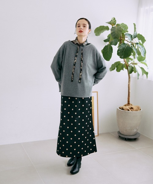 LA MARINE FRANCAISE（マリンフランセーズ） スカート ドットロング