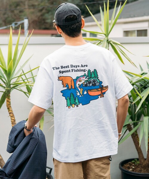 m624-43 45R フォーティーファイブアール 半袖 Tシャツ 2 Foxfire（フォックスファイヤー） 半袖Tシャツ MEDIUM ホワイト メンズ