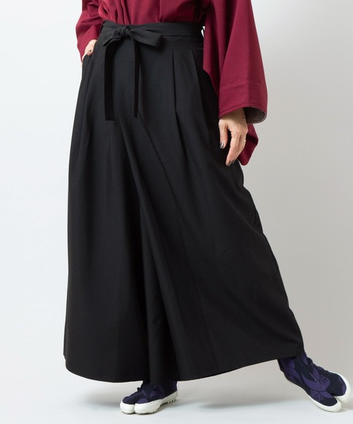 カヤ ワイドパンツ パンツ 「カヤ」澄心（すみごころ）ワイドパンツ 