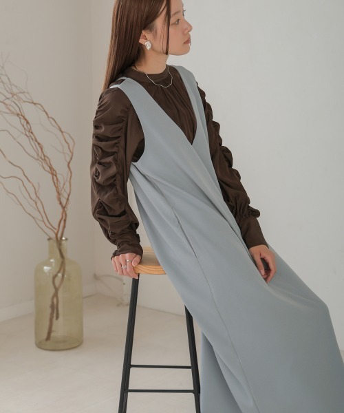 「Bab」 キャミソールワンピース M アイボリー レディース_画像8