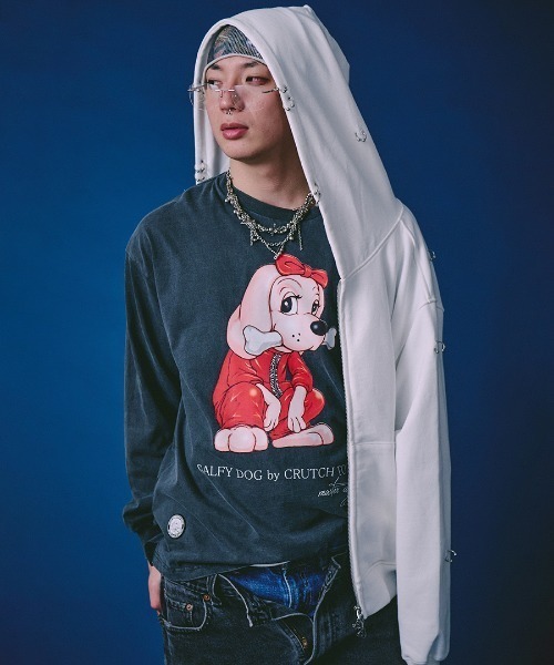 GALFY（ガルフィー） パーカー 「GALFY」バチバチピアスパーカー