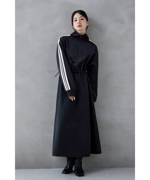 「etoll.」 ドッキングワンピース M ネイビー レディース_画像8