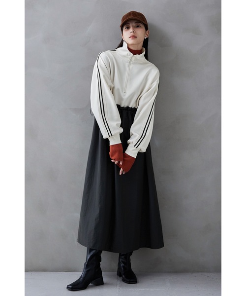 「etoll.」 ドッキングワンピース M ネイビー レディース_画像9