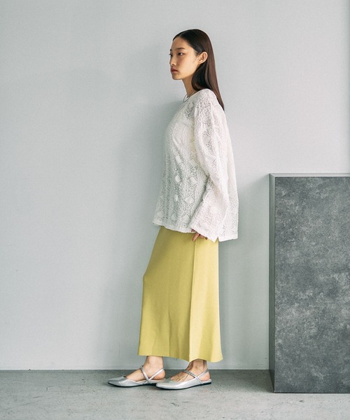 LEPSIM（レプシィム） tシャツ 総レース長袖プルオーバー 636862