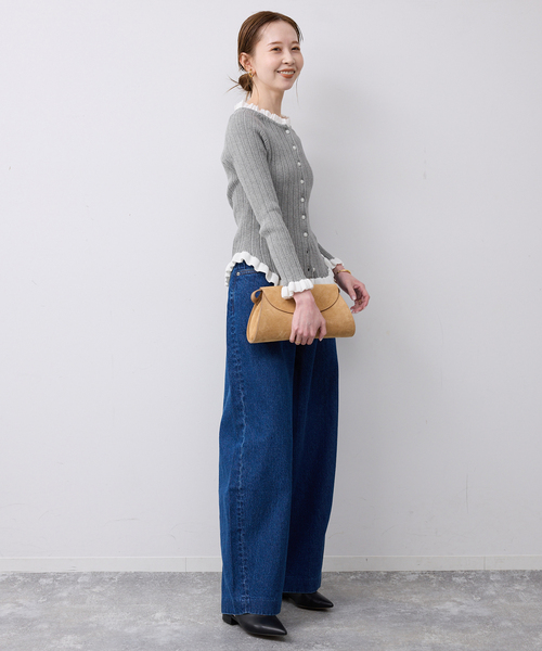 SLOBE IENA /トゴール◆フリルカーディガン(J0102) SLOBE IENA｜《追加》tyn.TGOR/トゴール フリルカーディガン J0102