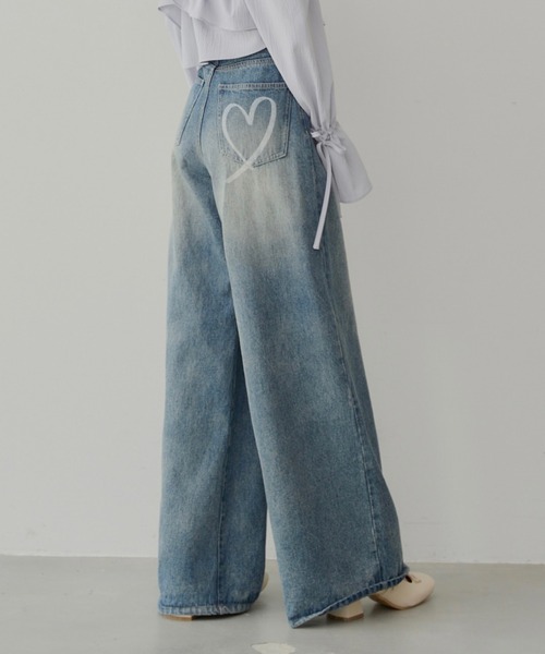 「Chico」 デニムパンツ 0 ブルー レディース_画像3