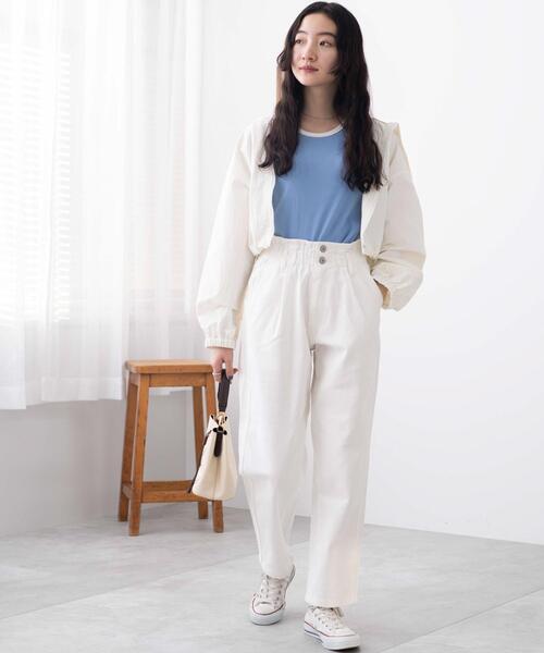 「WEGO」 デニムパンツ X-SMALL ホワイト レディース_画像3