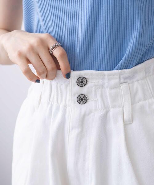 「WEGO」 デニムパンツ X-SMALL ホワイト レディース_画像5