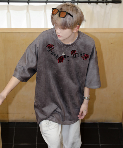 「neos」 半袖Tシャツ X-LARGE ブラウン メンズ_画像9