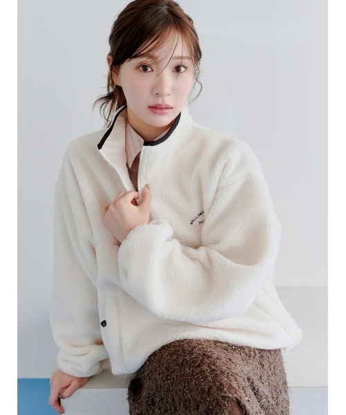 「SNIDEL」 ブルゾン F ベージュ レディースの画像