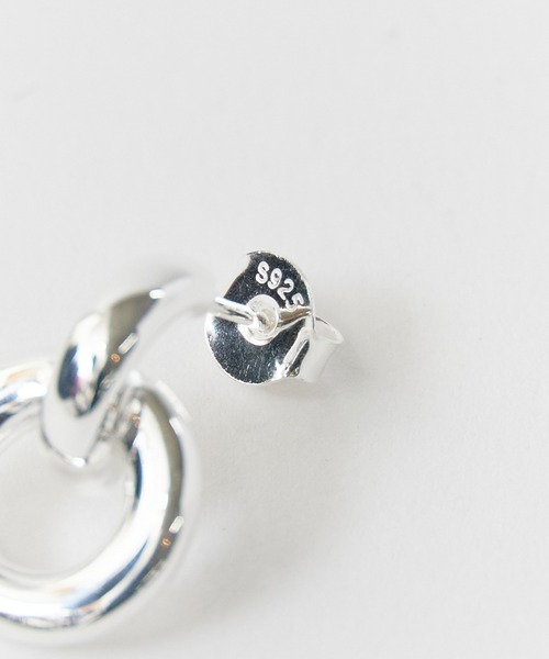 「blatto」 ピアス(両耳用) FREE シルバー メンズ_画像4