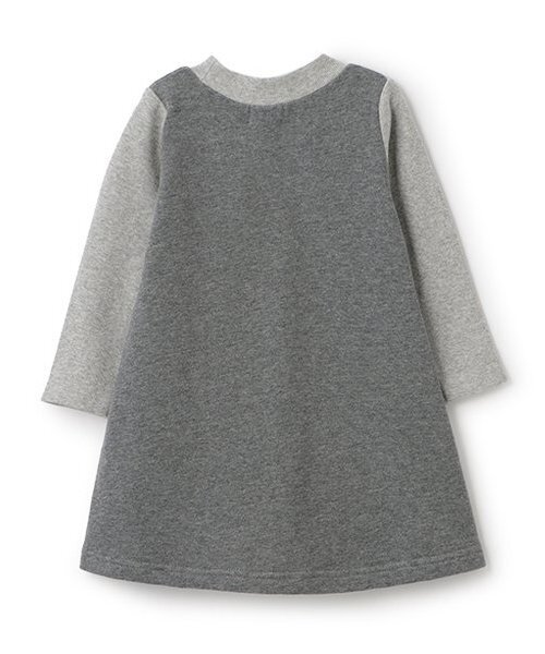 「Love&Peace&Money」 「KIDS」長袖ワンピース 100cm ネイビー キッズ_画像2