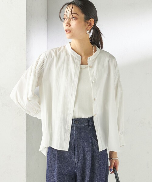 SHIPS ピンタック  2WAY ブラウス SHIPS for women ピンタック2WAYブラウス 【公式通販】