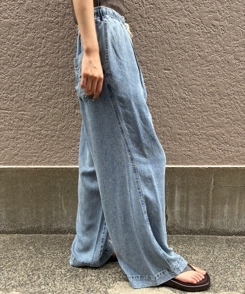 AIC. ワイドパンツ ジーンズ デニム デニムパンツ 接触冷感テンセル