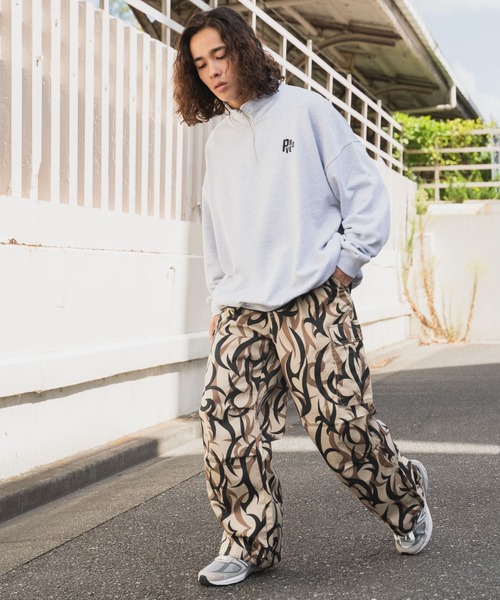 「WEGO」 カーゴパンツ LARGE ブラック メンズ_画像8