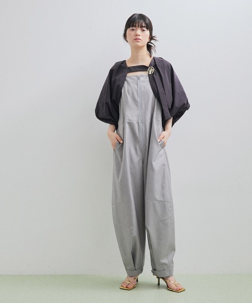 【新品未使用】ADAM ET ROPE' アダム エ ロペ　ボレロ　ジャケット ADAM ET ROPE'（アダムエロペ） ボレロ FREE ブラック レディース