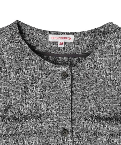 DRESSTERIOR（ドレステリア） ワンピース ウォッシャブル ツイード