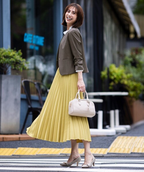 「ANY SIS」 ノーカラージャケット MEDIUM ネイビー レディース_画像4